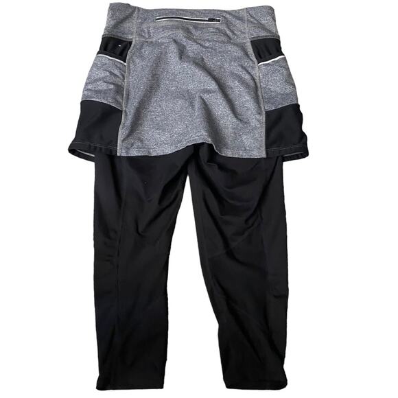 Athleta Skort Small Gray Be Free Skirted Leggings - Picture 3 of 6